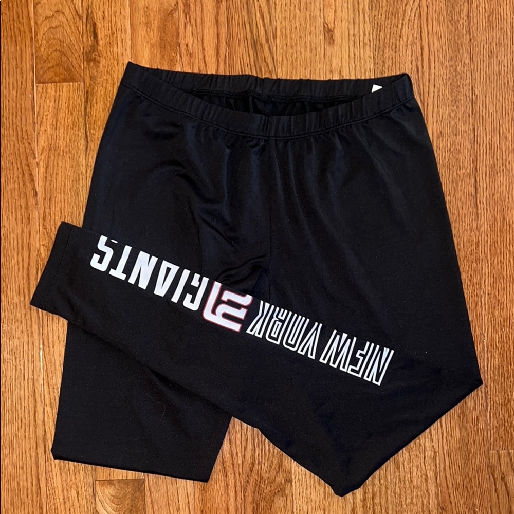 New York Giants Gameday Apparel Black Leggings Women’s Size Medium
